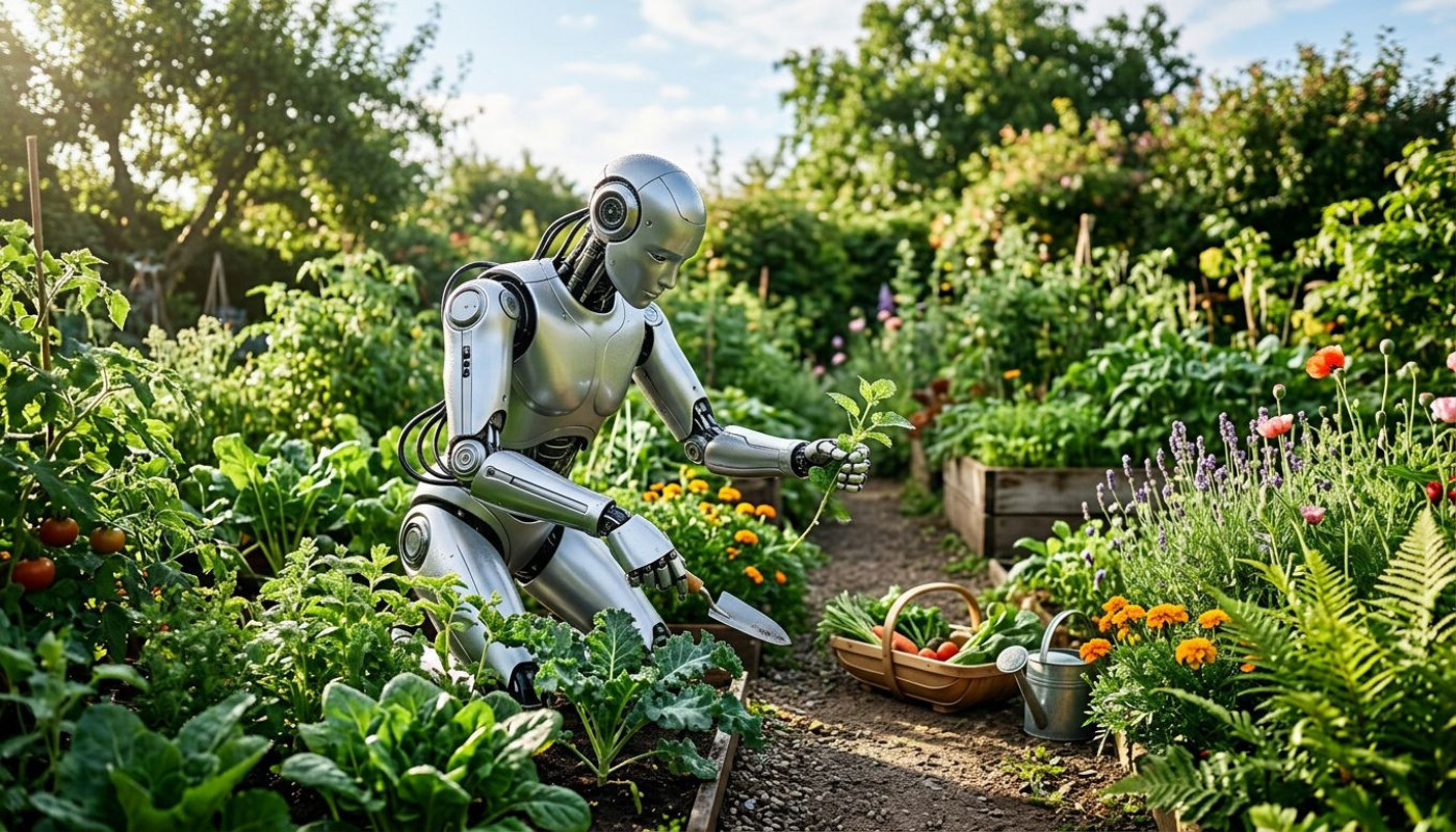 Quand la technologie rencontre la nature : robots et entretien du jardin repensés